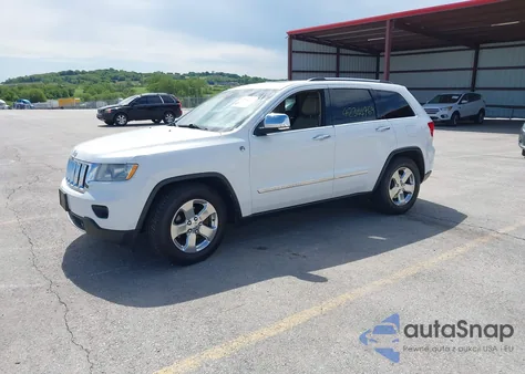 2013 Jeep Grand Cherokee Overland z USA, uszkodzony, nr VIN 1C4RJFCG4DC643939